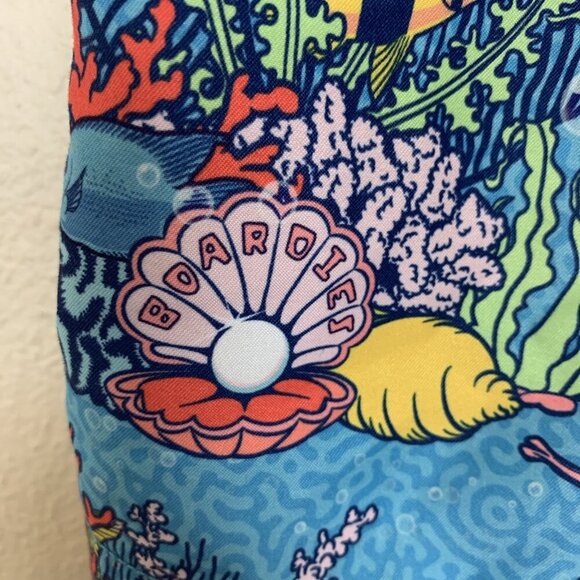 Boardies Boys 9 10 Swim Trunks Blue Fish Underwater Board Shorts Lined Colorful - Picture 8 of 16